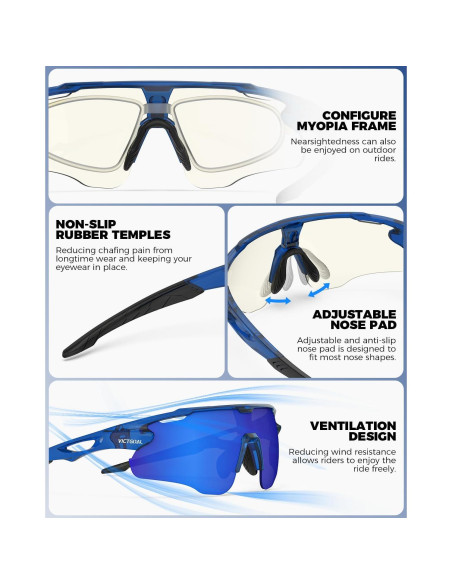 Gafas de Ciclismo VICTGOAL Va309 Fotocromáticas UV400