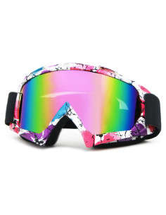 Gafas de Motocross CoPvner Adulto ATV Offroad Rosa