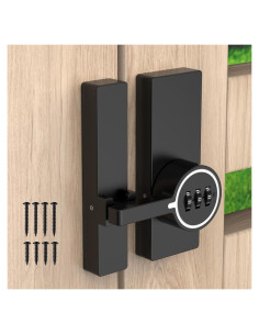 Cerradura de Puerta de Granero BiceNoning con Combinación 3 Dígitos