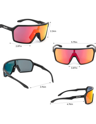 Gafas de Ciclismo Polarizadas SCVCN S61 UV400 Antideslizantes