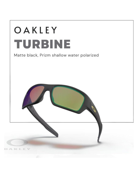 Gafas de sol Oakley Turbine para hombres + Correa + Kit