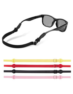 LVVFIT Correas para Gafas Niños 16.5-25.4 cm 4pcs Colores