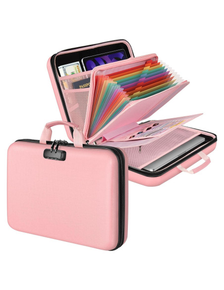 Caja de Archivos Aobteeny a Prueba de Fuego y Agua 39x29cm