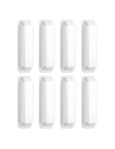 Protector de Interruptor de Luz CLYMENE Estilo Palanca Blanco 8 Pzs