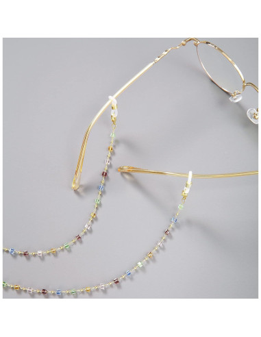 Cadena de Gafas JURYLOO Turquesa con Cuentas 71.88 cm