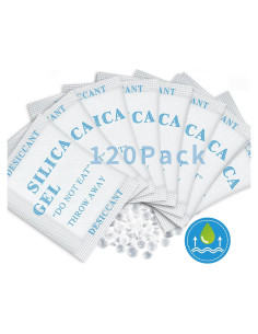 Paquetes de Gel de Sílice VOESP 5g - 120 Unidades Reutilizables