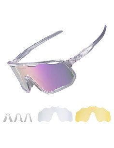 Gafas de sol fotochromáticas ROCKBROS UV400 unisex 3 lentes