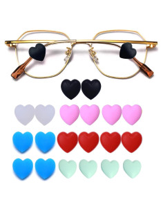 Ganchos de Silicona KECHIO en Forma de Corazón para Gafas