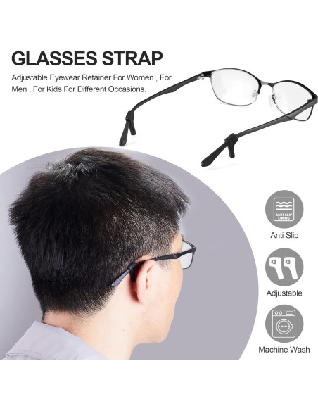 Sujetadores Antideslizantes Lvvfit para Gafas - 10 Pares