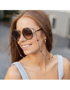 Cadena de Gafas Humlbird para Mujeres 67 cm Cristal Natural 2