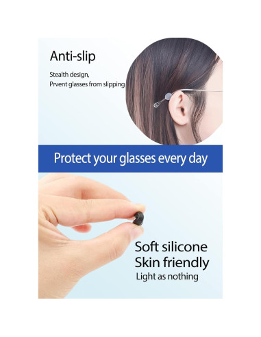 Agarraderas de Gafas Lvvfit Silicona Antideslizante 10 Pares