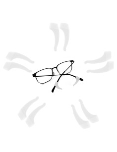 5 Pares Sujetadores Gafas Silicona Antideslizante Sima-2