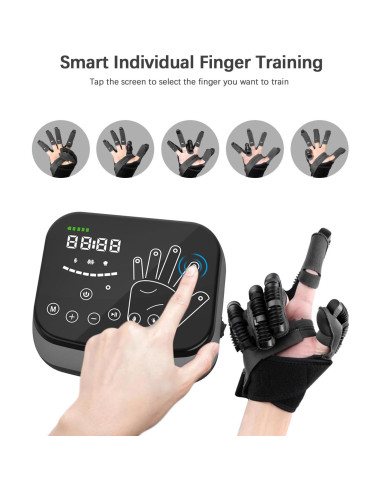 Guantes de Rehabilitación CANNABMALL Mano Izquierda Pequeño