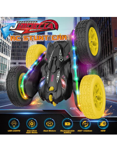 Coche RC Jimdella Acrobacias 360 LED Todo Terreno 2