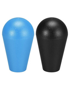 Mango Joystick Elíptico uxcell Azul Negro 2 Piezas