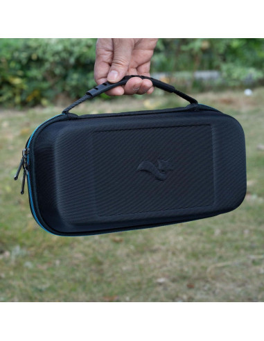 Funda ButterFox para Nintendo Switch OLED, 18 juegos, Negro/Azul