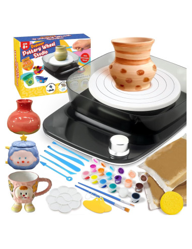 Torno de Alfarería Innofans para Niños - Kit Completo