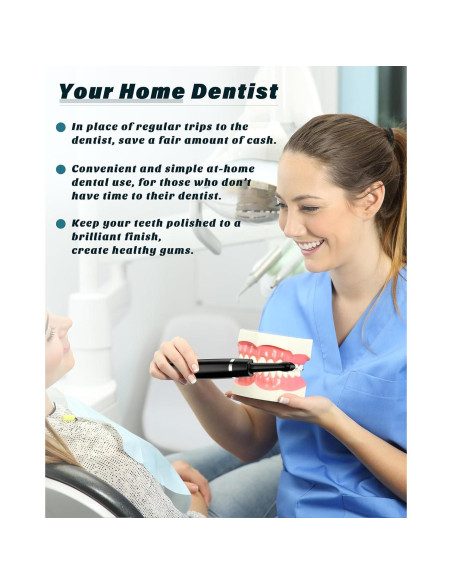 Pulidor Dental Zahnheld WD-JY-A02 con Luz LED y 5 Modos