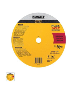 Rueda Abrasiva DEWALT DWA8018 22.86 cm Óxido de Aluminio Fino