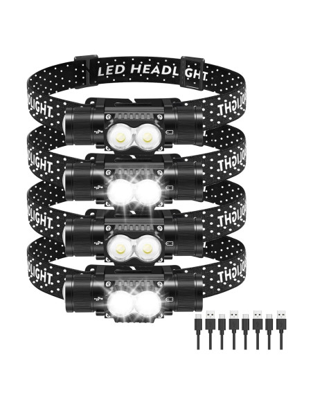 Linterna Frontal Recargable Northlet 1200 Lúmenes IPX6