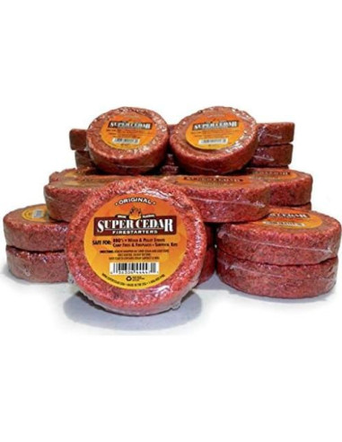 Iniciadores de Fuego Super Cedar 36 Piezas Ecológicos
