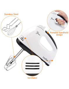 Batidora de Mano Showvigor 133 7 Velocidades 5 Accesorios 2