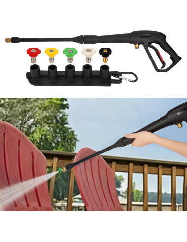 Kit de pistola de pulverización Mairbear 2000 PSI con 5 boquillas