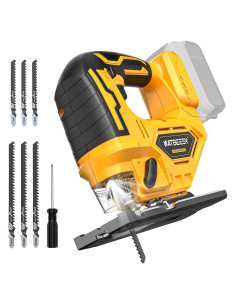 Sierra de calar inalámbrica NATBEESY 20V, 2900RPM, 45