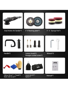 Pulidor Orbital Aleatorio SPTA DAPSET-US 750W 125mm 2