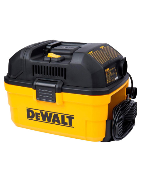 Aspiradora DEWALT DXV04T 4 Galones Húmeda/Seca Amarillo
