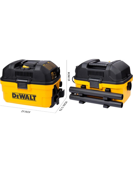 Aspiradora DEWALT DXV04T 4 Galones Húmeda/Seca Amarillo