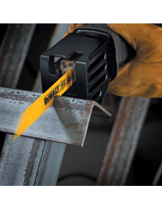 Hojas de sierra de vaivén DEWALT DW4813 bi-metal 6" 24 TPI - Paquete de 5 2