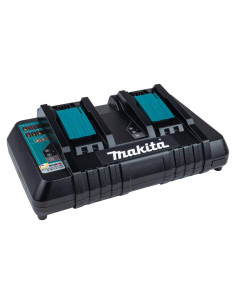 Cargador Rápido Doble Puerto 18V Litio-Ion Makita DC18RD