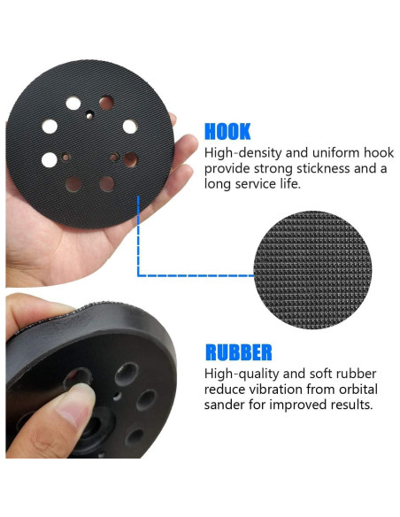 Pad de Lijado 12.7 cm Toromp para Makita BO5010 y más