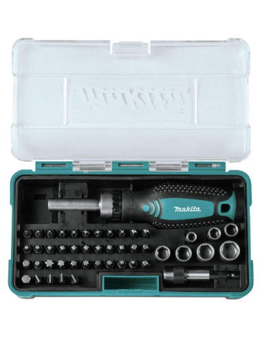 Juego de Llaves de Carraca y Puntas 47 Piezas Makita B-50289