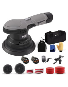 Pulidora Inalámbrica SPTA 12V con 2 Baterías y Kit