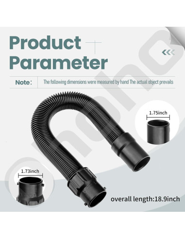 Manguera Flexible Anti-Estática Ohoho 198cm para Aspiradora