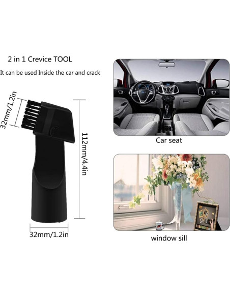 Accesorios de Aspiradora Wonlives 32mm y 35mm Multiusos