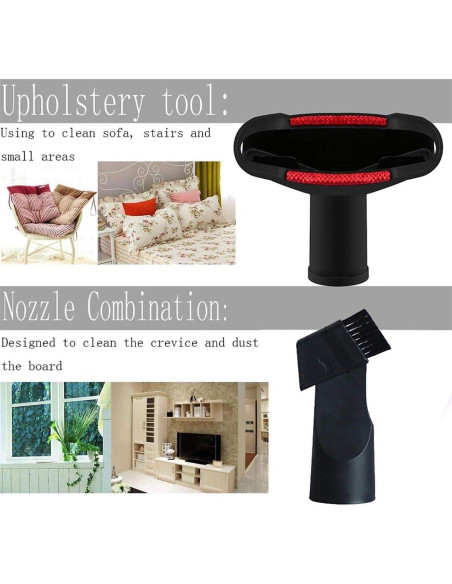 Accesorios de Aspiradora Wonlives 32mm y 35mm Multiusos