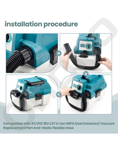 Manguera Flexible Anti-Estática Ohoho 198cm para Aspiradora