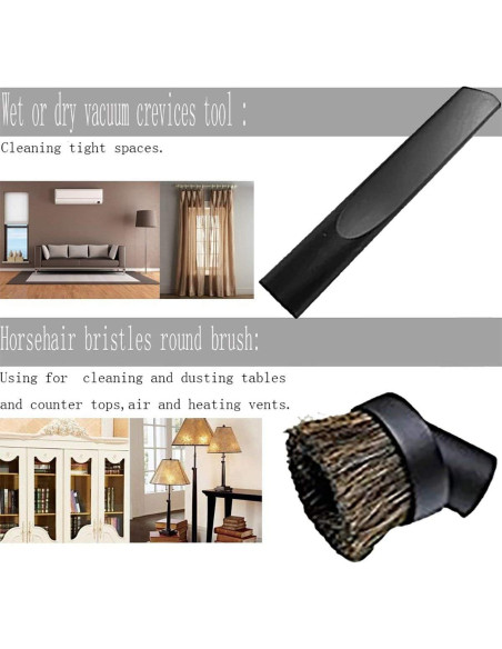 Accesorios de Aspiradora Wonlives 32mm y 35mm Multiusos