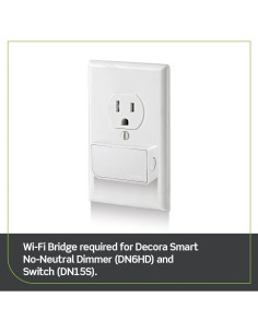 Puente Wi-Fi Leviton Decora Smart MLWSB-1RW, Blanco, 232 m 2