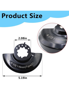 Protector de Rueda Amoladora Milwaukee 4-1/2" 43-54-0155 2