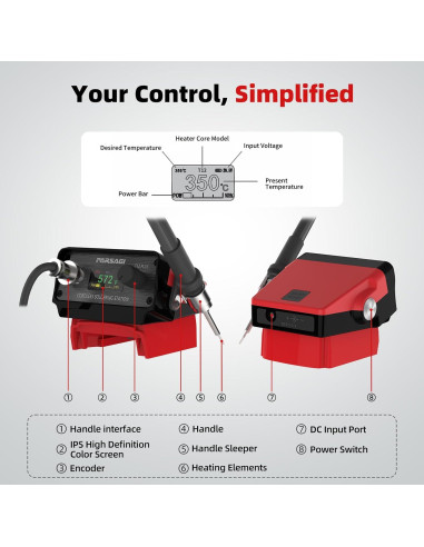 Estación de Soldadura Milwaukee 18V T12 PLUS Temperatura Ajustable