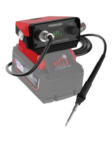 Estación de Soldadura Milwaukee 18V T12 PLUS Temperatura Ajustable