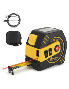 Cinta Métrica Láser GPTarcer 40M 2-en-1 con Pantalla LCD