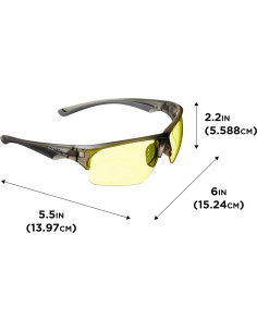 Gafas de Seguridad Allen Outlook Amarillas Anti-Vaho 2