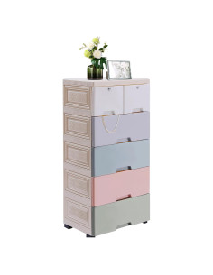 Gabinete de Almacenamiento HefengElec 6 Cajones 50x35x102cm