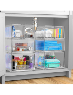 Cajones de Almacenamiento Apilables Sorbus 4 Piezas 3,01 kg 2