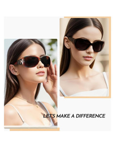 Gafas de sol polarizadas SIPHEW para mujeres UV400 retro chic 2